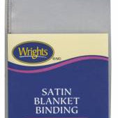 Light Grey Satin Blanket Binding
