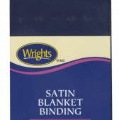 Navy Satin Blanket Binding (117794055)