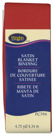 Red Satin Blanket Binding (117794065)