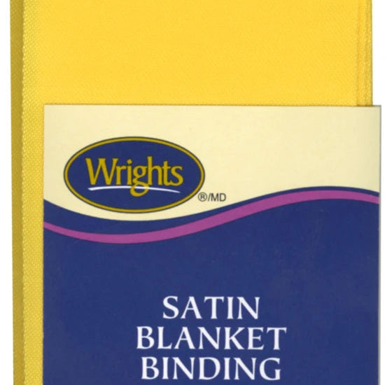 Yellow Satin Blanket Binding