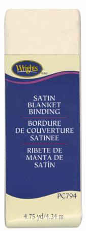 Ivory Satin Blanket Binding (117794810)