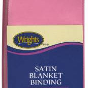 Hot Pink Satin Blanket Binding (117794904)