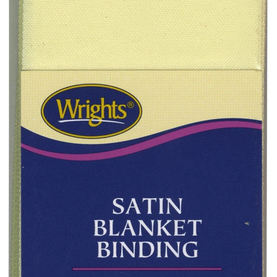 Maize Yellow Satin Blanket Binding