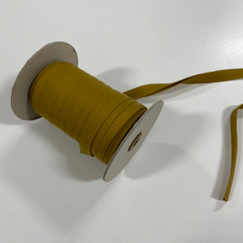 Mustard Double fold Bias Tape