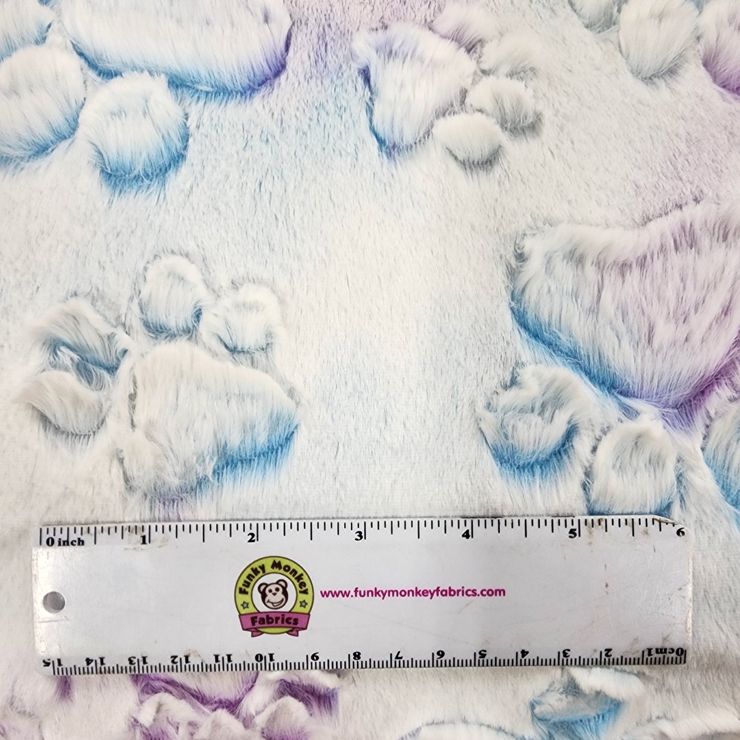 Mermaid Prism Paws Luxe - Shannon Fabrics Cuddle Minky