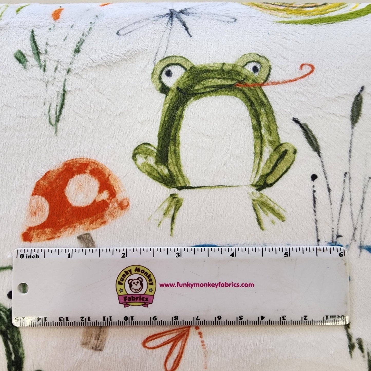 Toads Tool Tales Digital - Shannon Fabrics Cuddle Minky