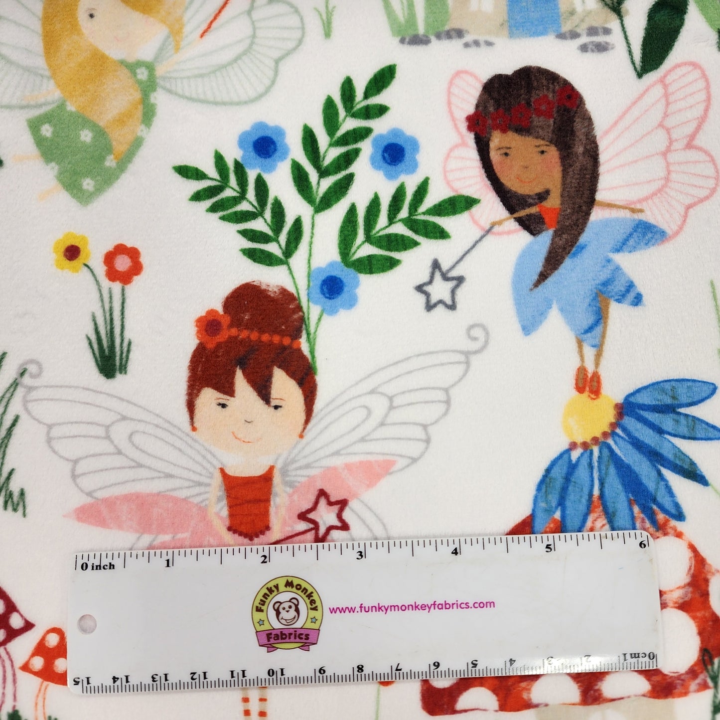 Multi Pixie Patch Digital - Shannon Fabrics Cuddle Minky