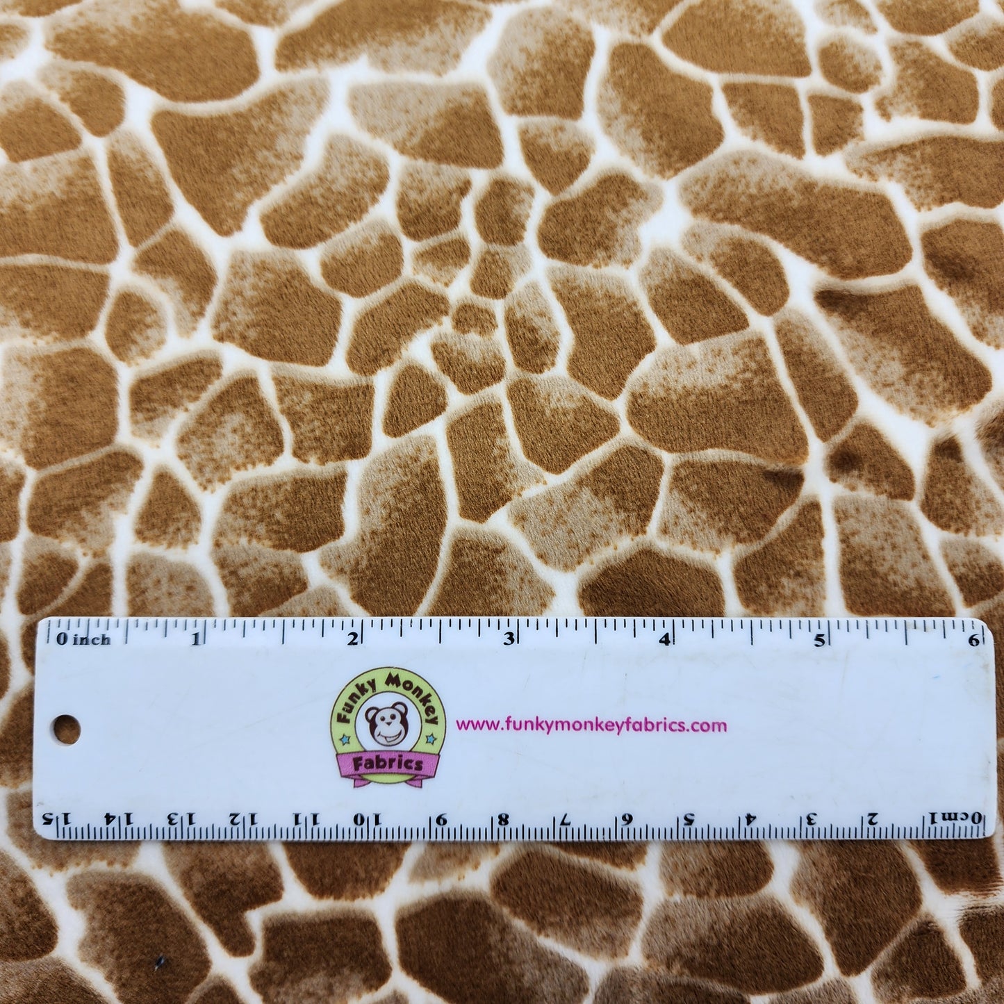 Cappuccino Baby Giraffe - Shannon Fabrics Cuddle Minky