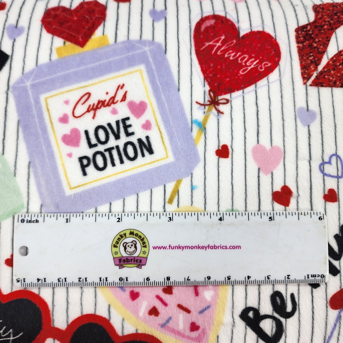 Hey Cutie Pink Digital - Shannon Fabrics Minky