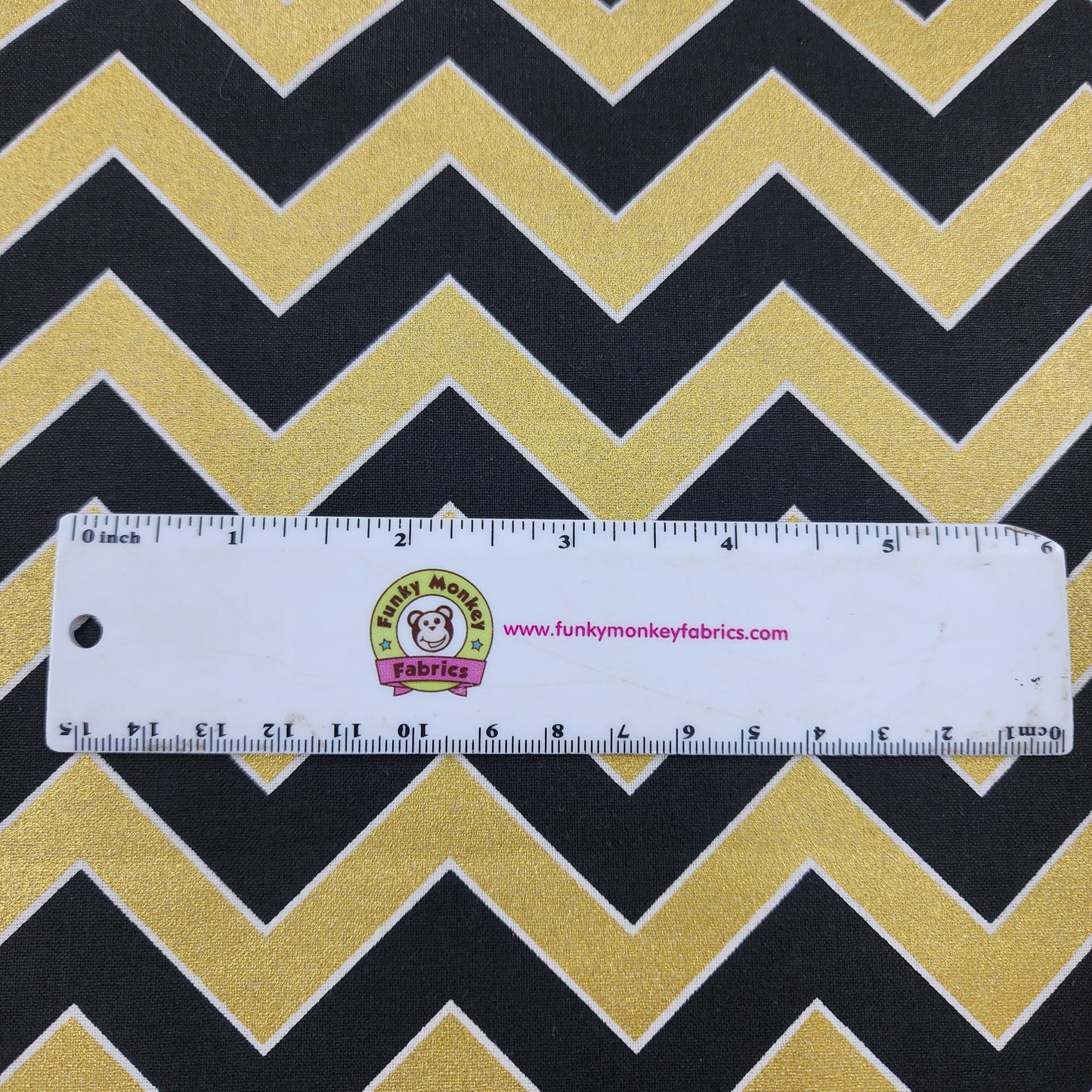 CLEARANCE Nightfall Metallic Chevron - Emma & Mila Cotton