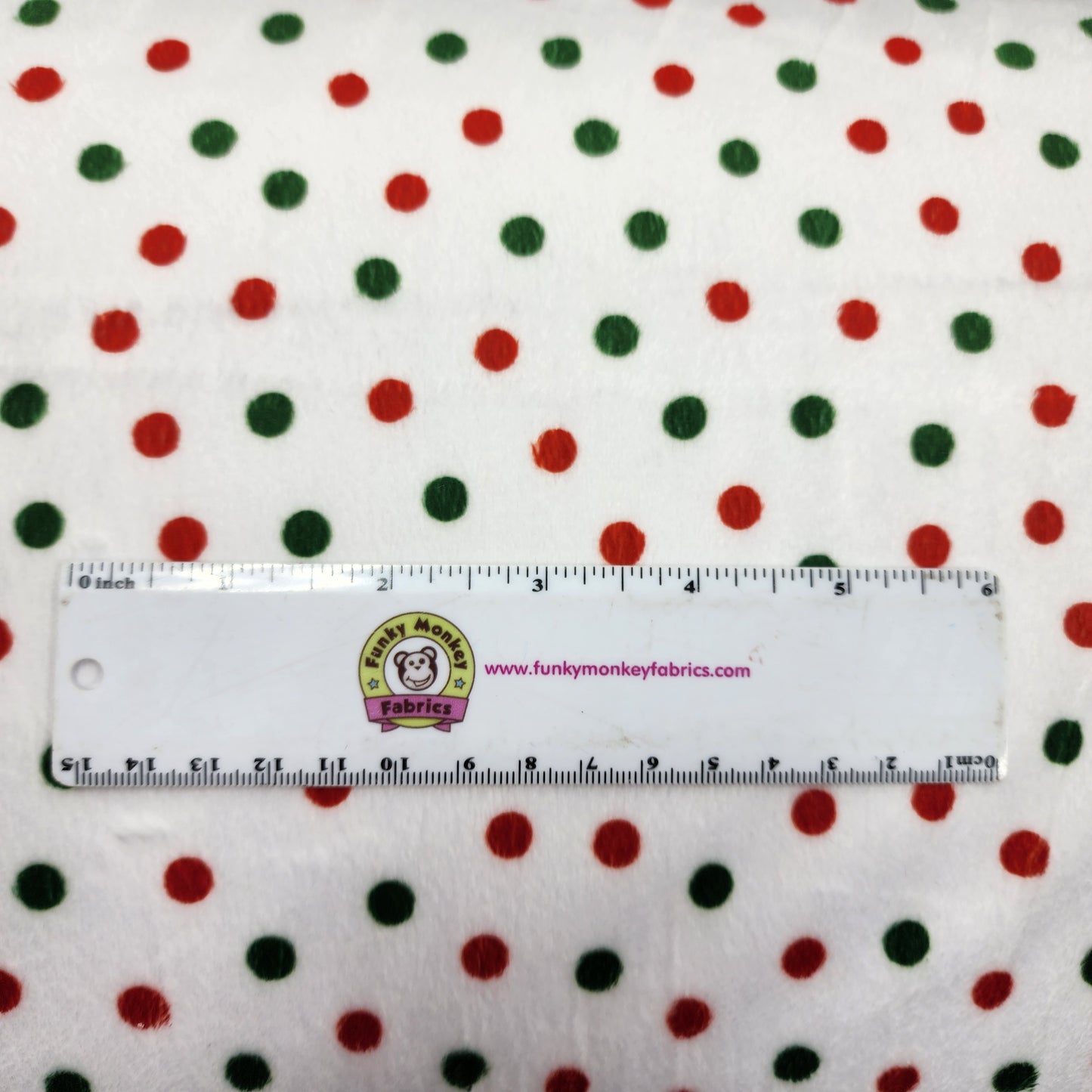 Christmas Dot Digital - Shannon Fabrics Cuddle Minky