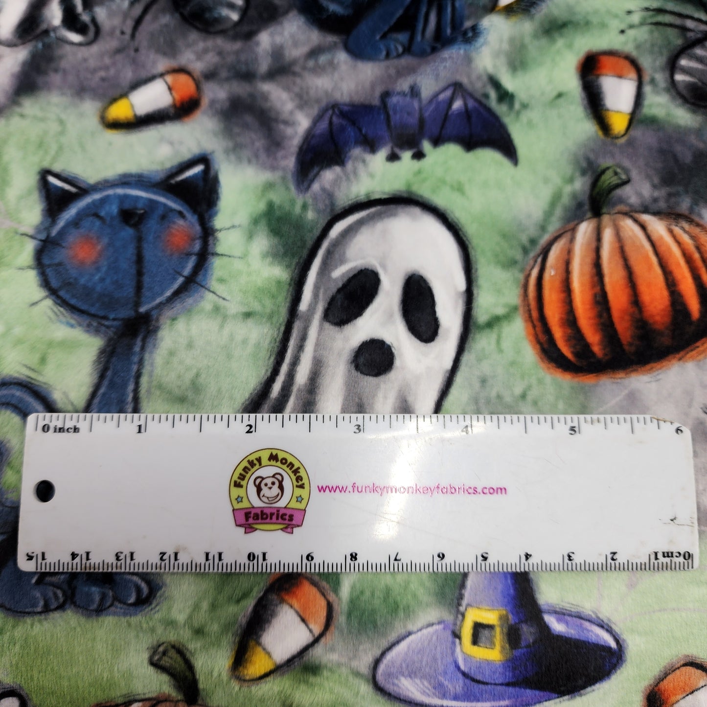 Multi Fright Fest Digital - Shannon Fabrics Cuddle Minky