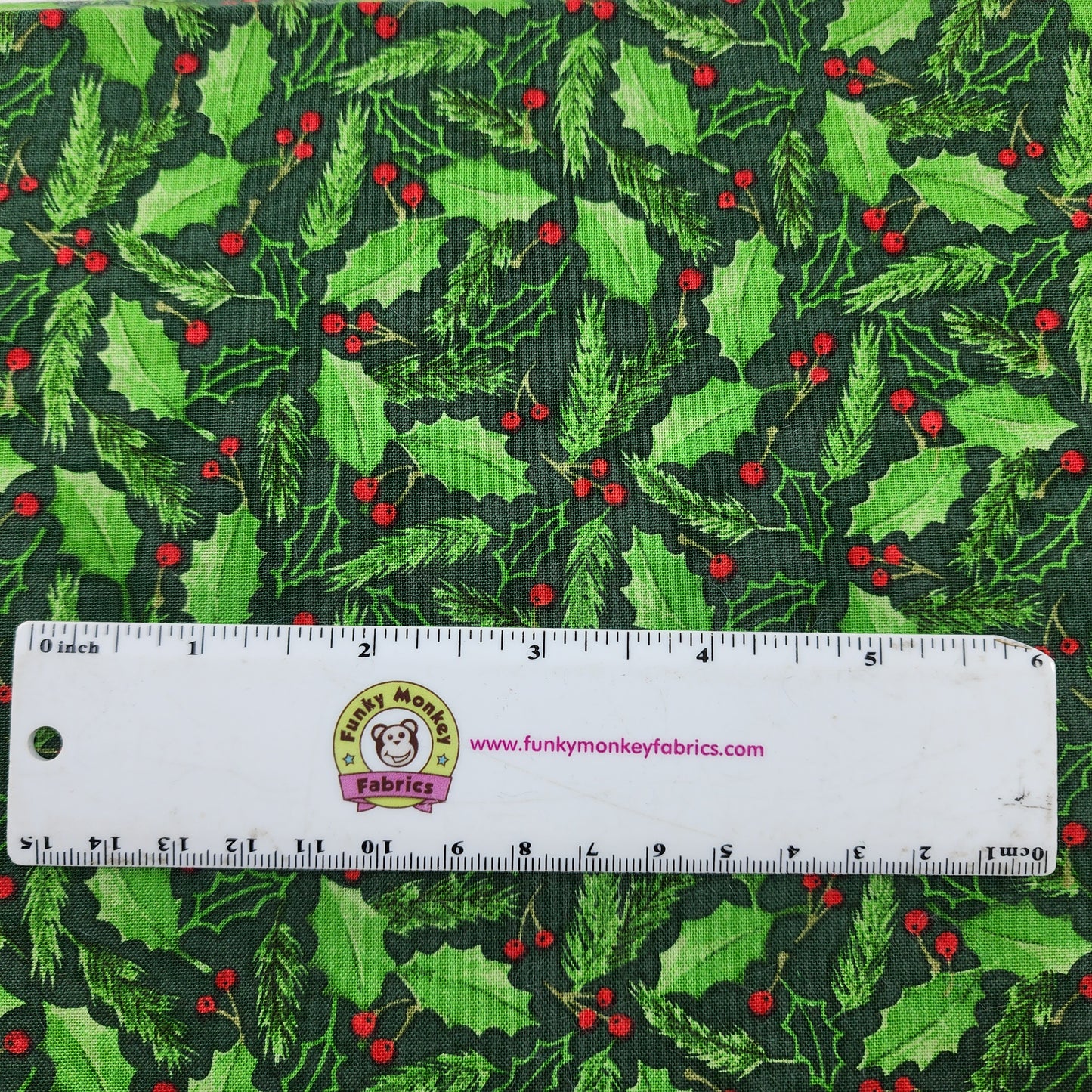 Holly & Berries - 3 Wishes Cotton