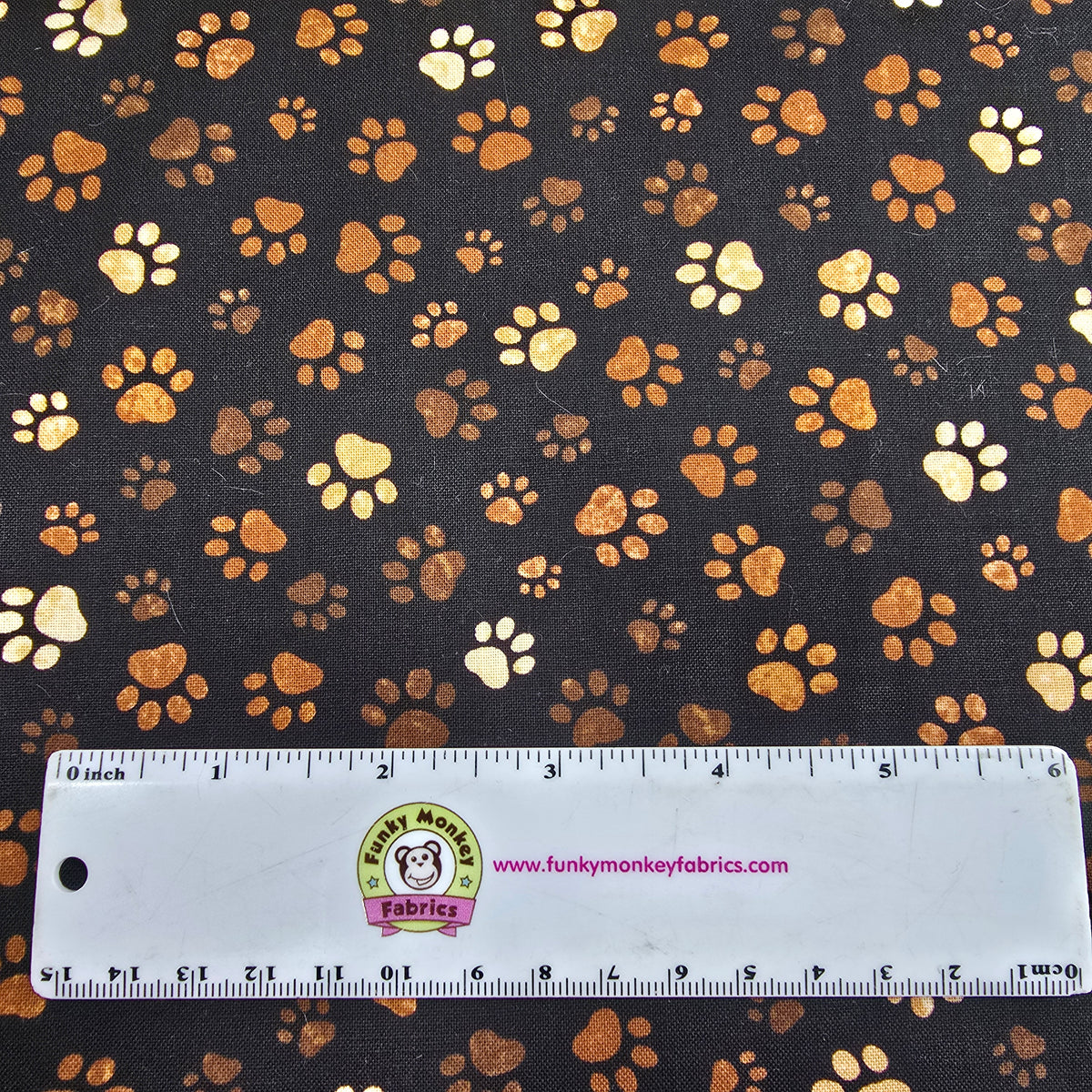 Mud Paw Prints - Timeless Treasures Cotton