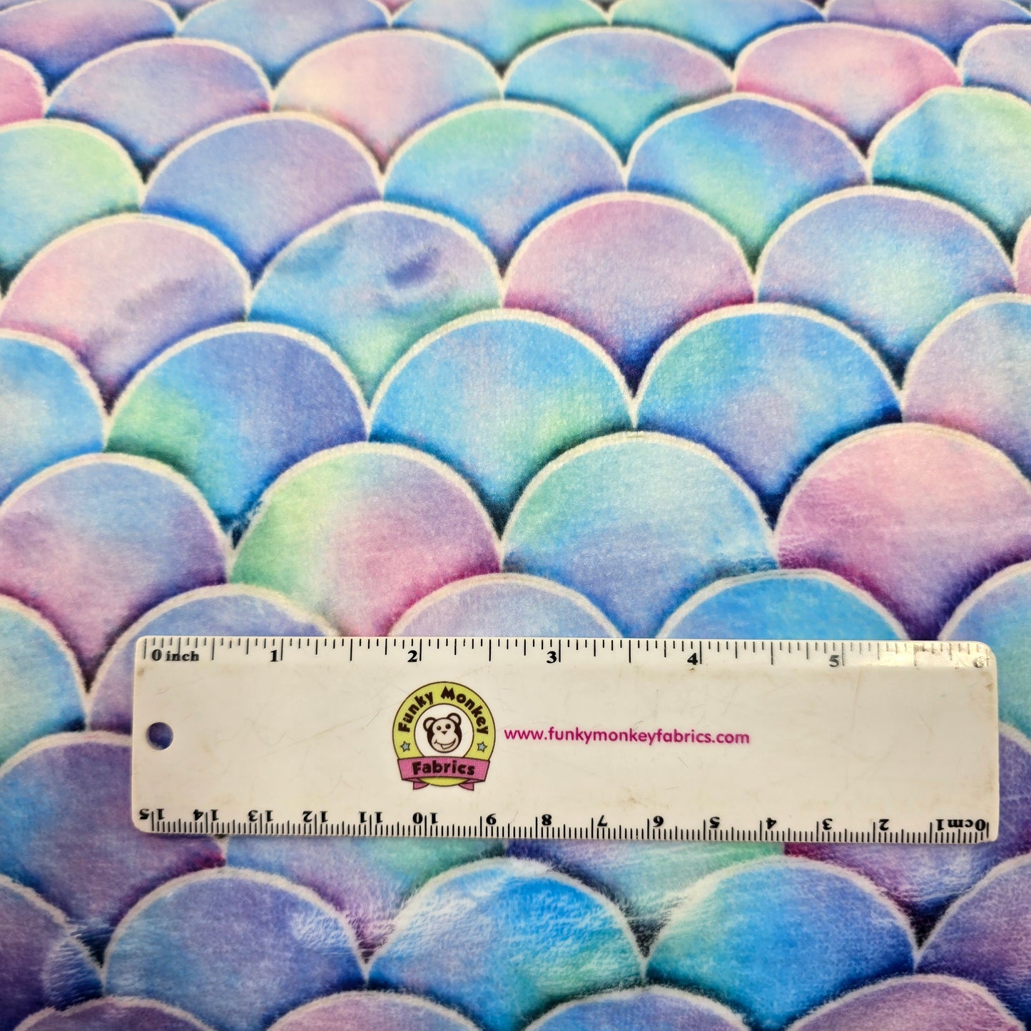 Mermaid Fin Double Sided Cloud Cuddle - Shannon Fabrics Cuddle Minky