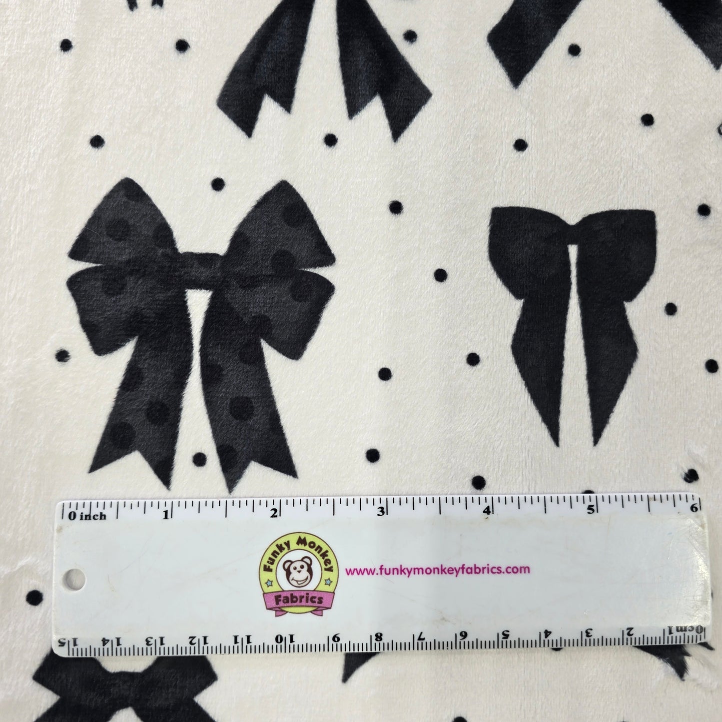 Black Bowtique Digital - Shannon Fabrics Cuddle Minky