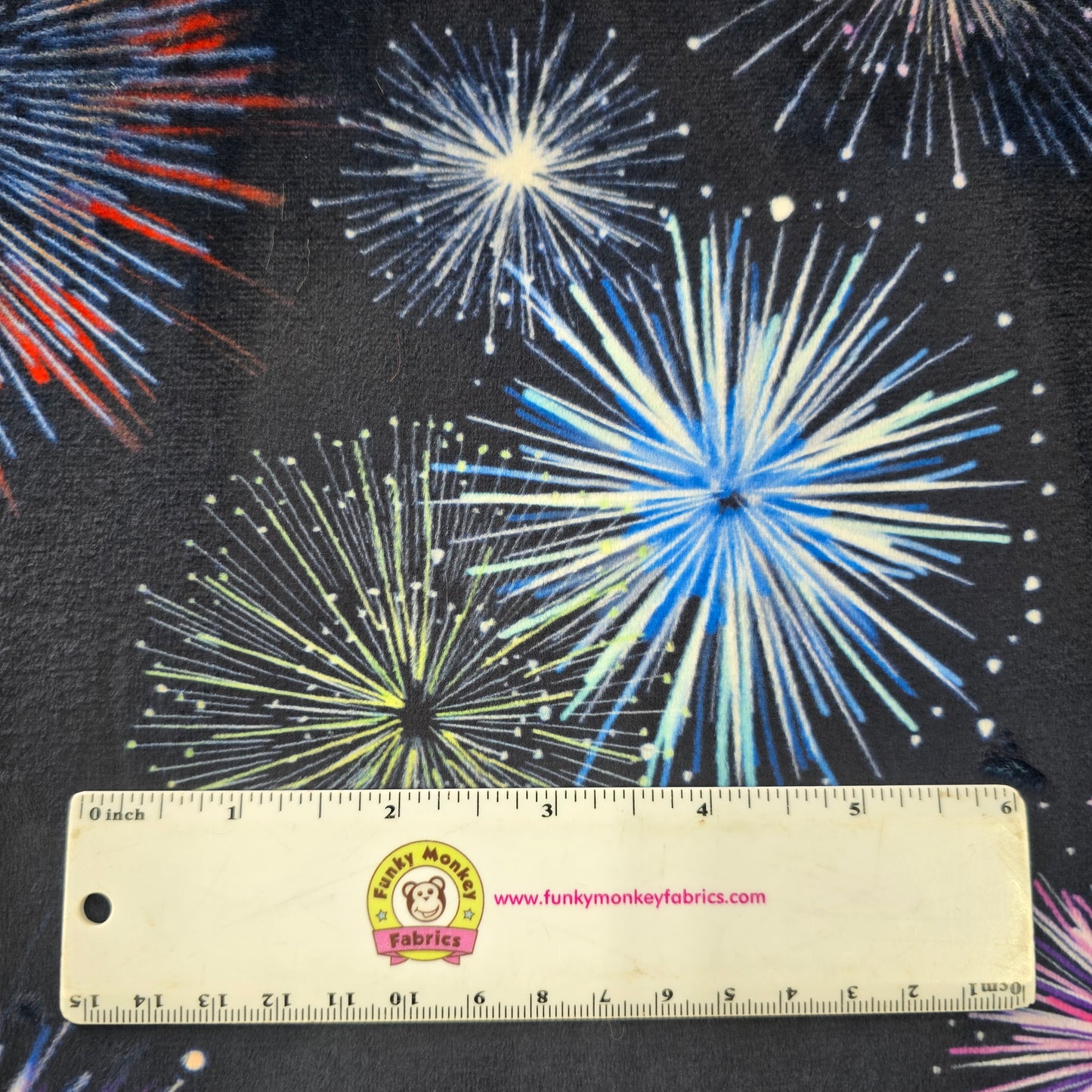 Light up the Sky Digital - Shannon Fabrics Cuddle Minky