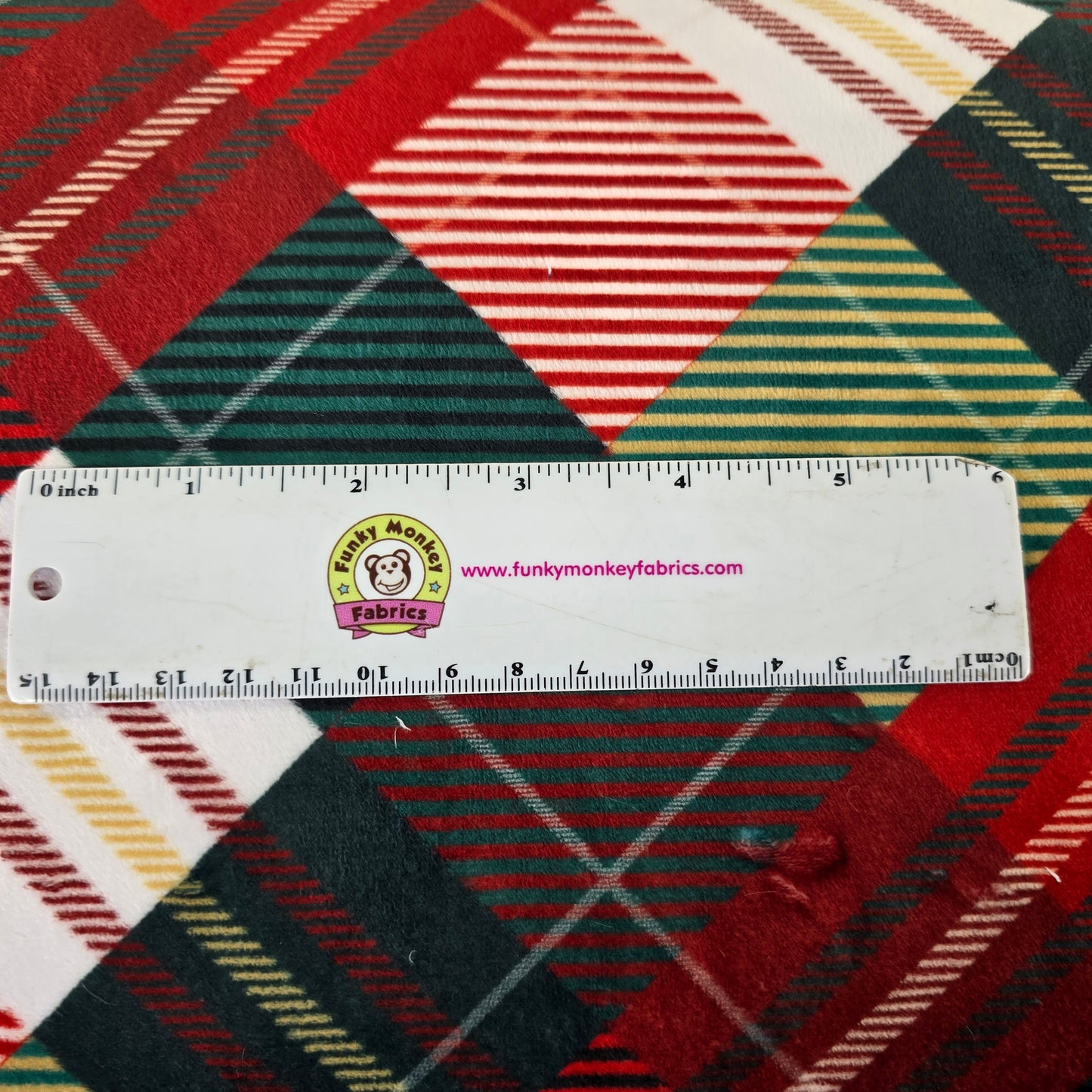 Plaid Tidings Digital - Shannon Fabrics Minky