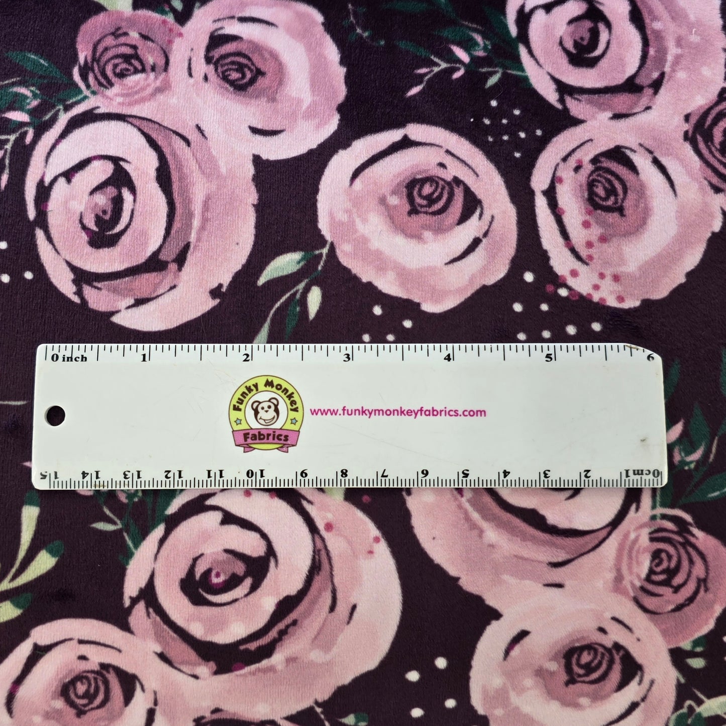 Garden Roses Woodrose Quilting Cuddle - Shannon Fabrics