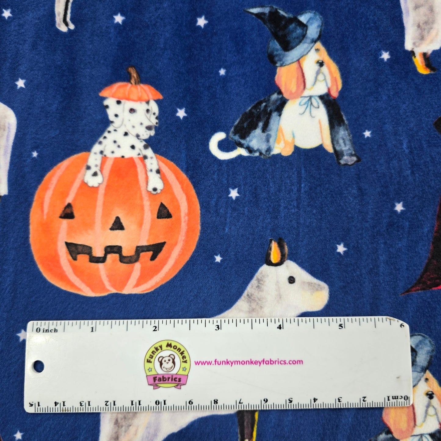 Howl-Oween Midnight - Shannon Fabrics Minky