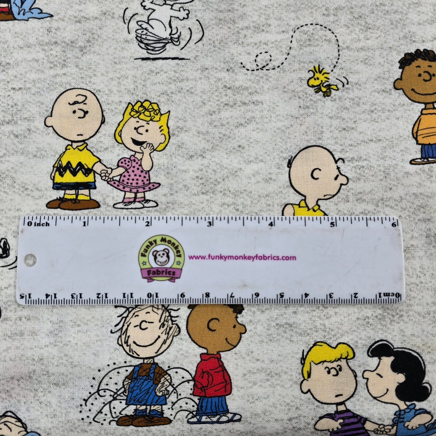 Peanuts Gang Grey - Springs Creative Cotton