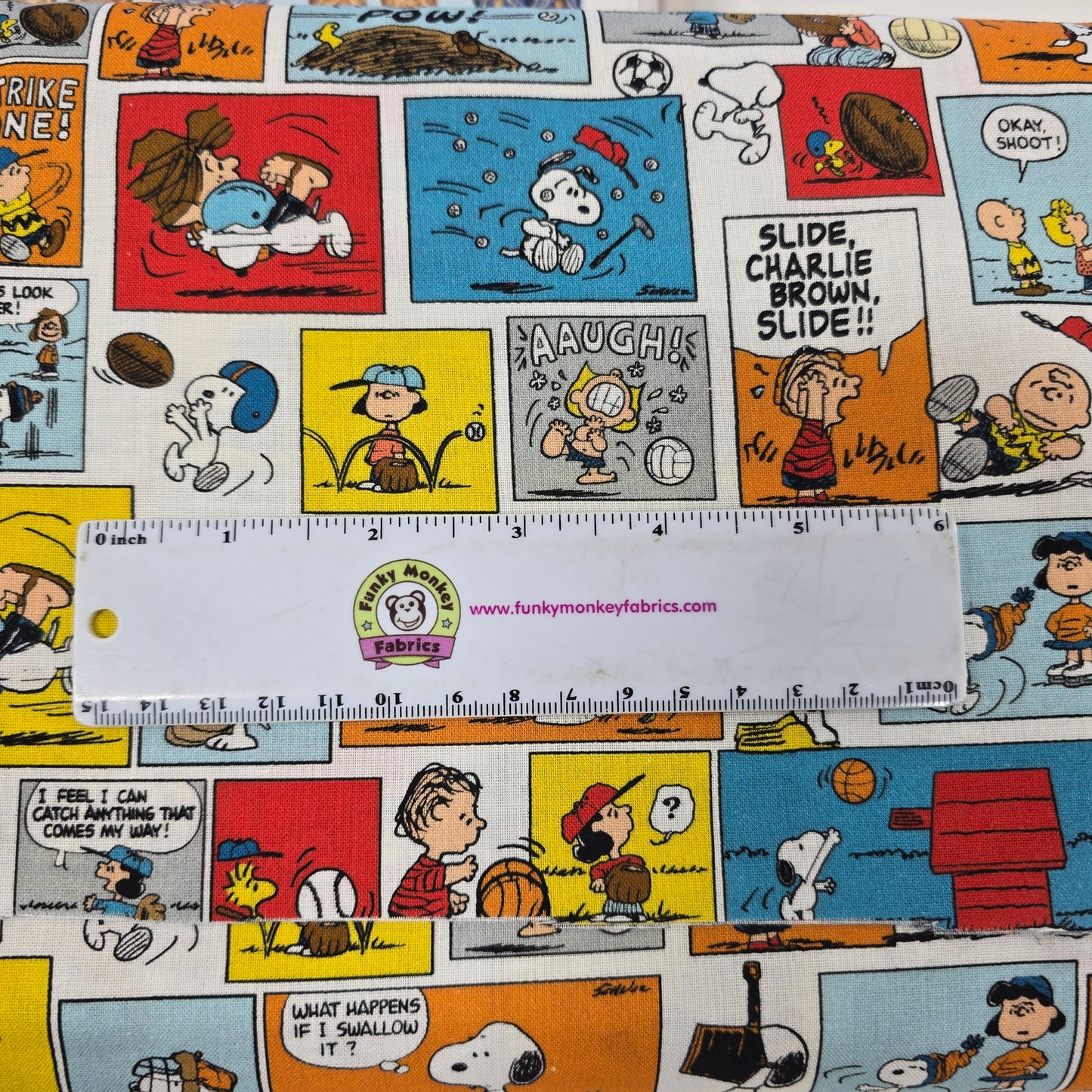 Peanuts Sports Comic - Springs Creative Cotton