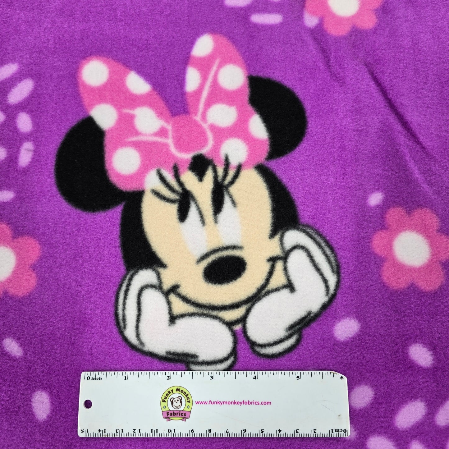 Minnie's Sweet Dot Purple - Springs Creative Fleece