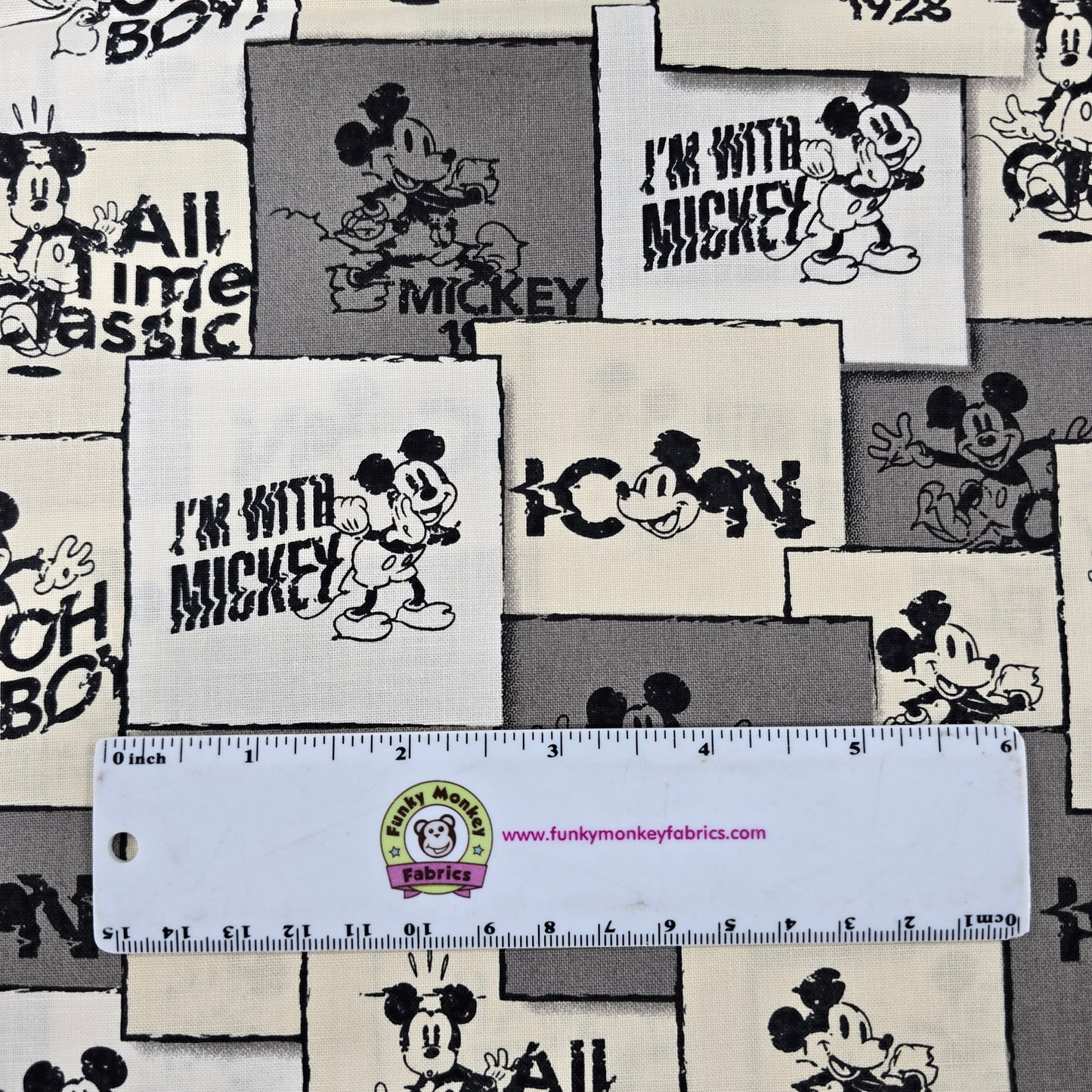 Mickey Squares - Springs Creative Cotton