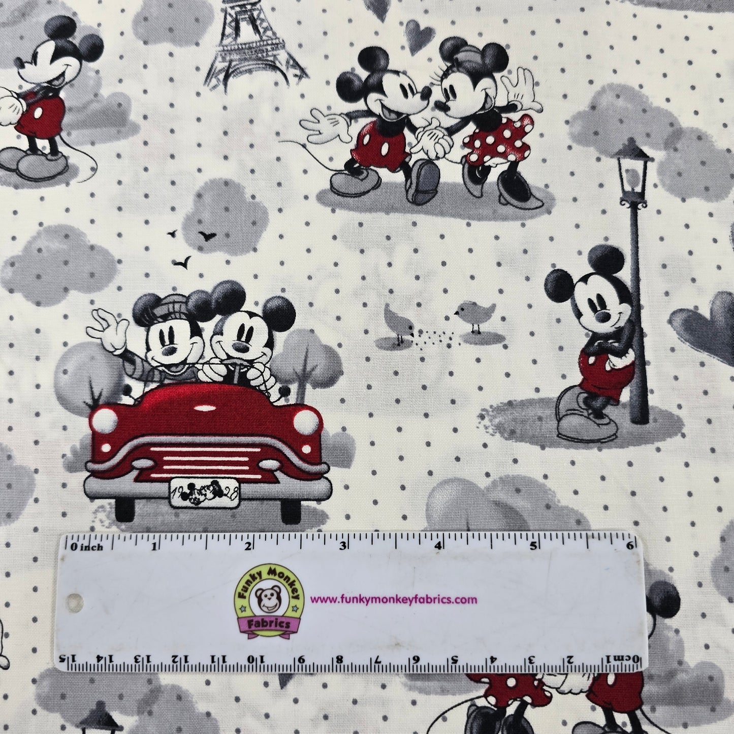 Vintage Mickey & Minnie - Springs Creative Cotton