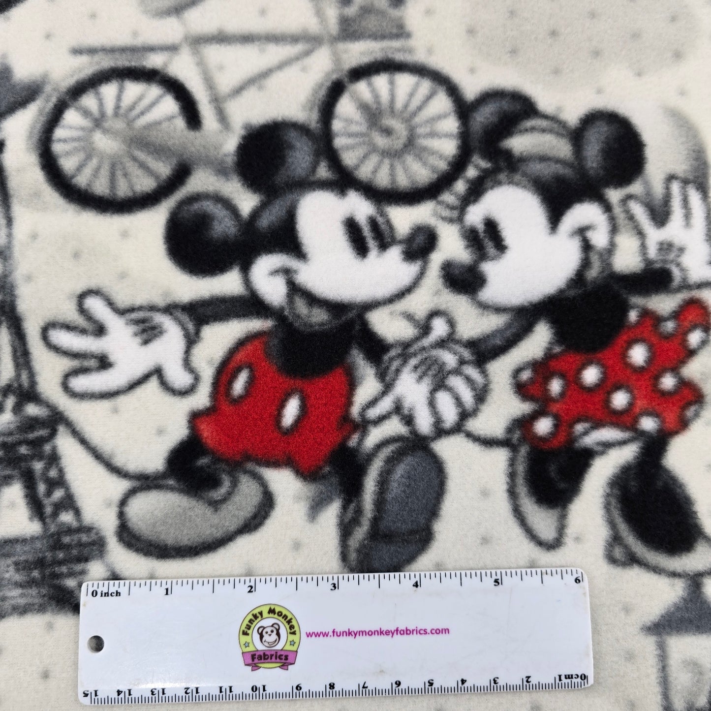 Vintage Mickey and Minnie - Springs Creative Fleece