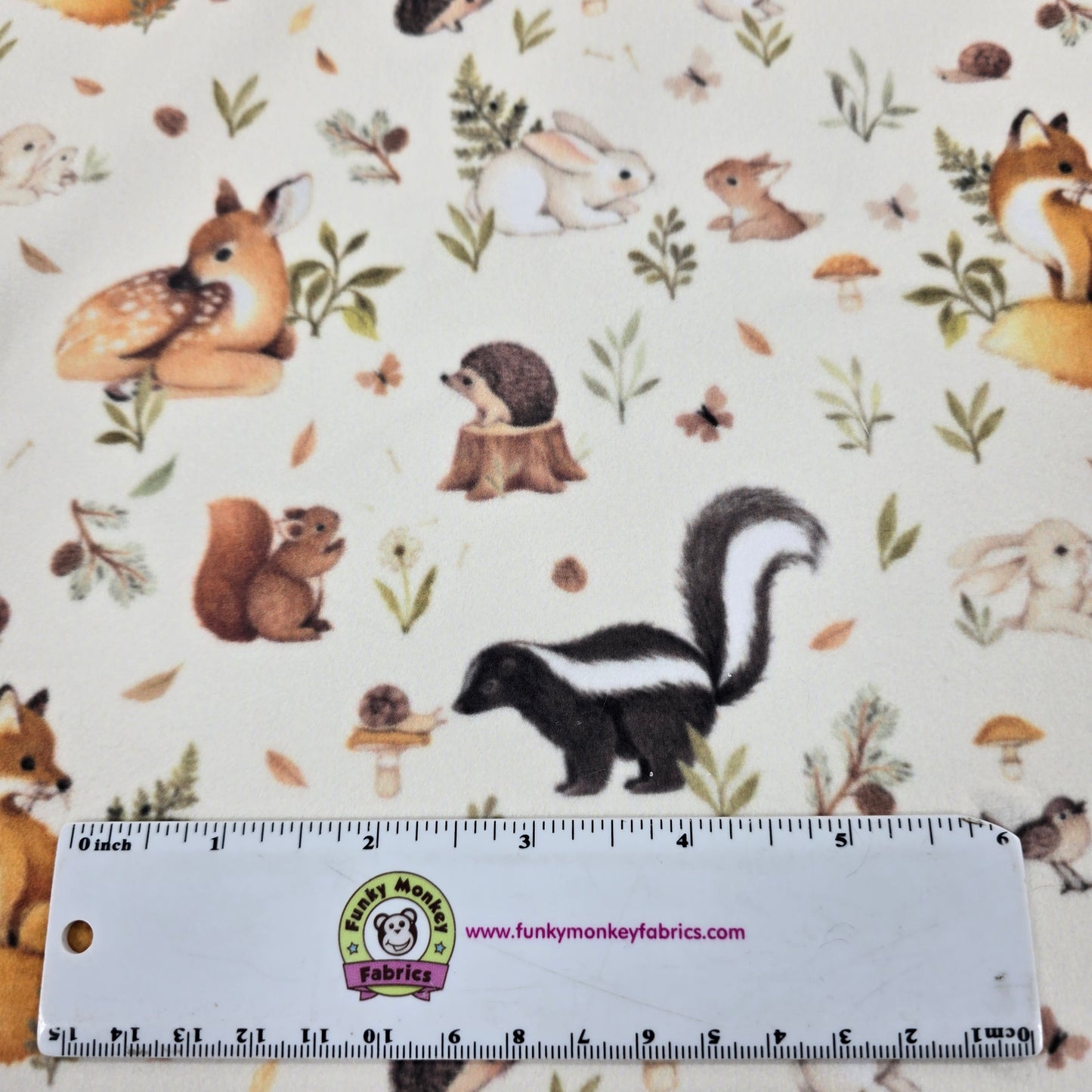 Cream Friends - Dear Stella Minky