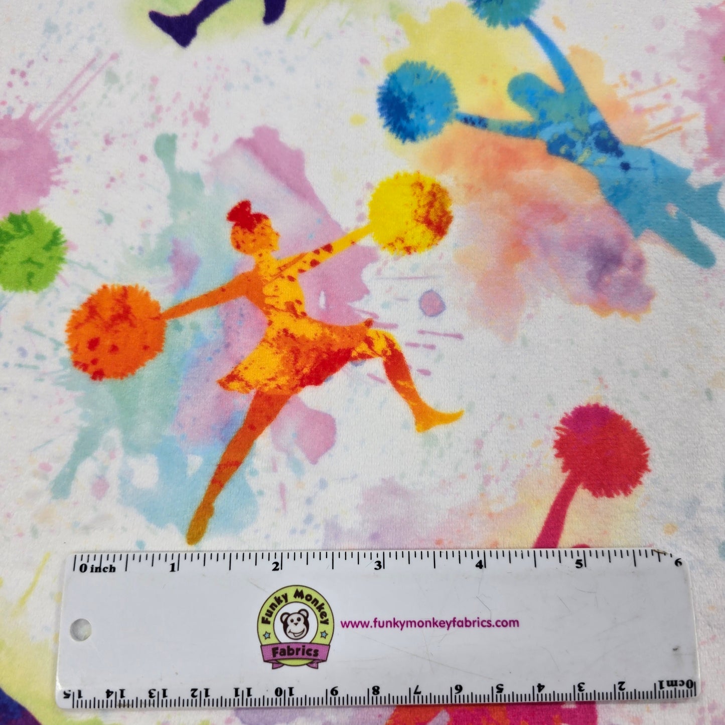 Pom Pom Squad Digital - Shannon Fabrics Cuddle Minky