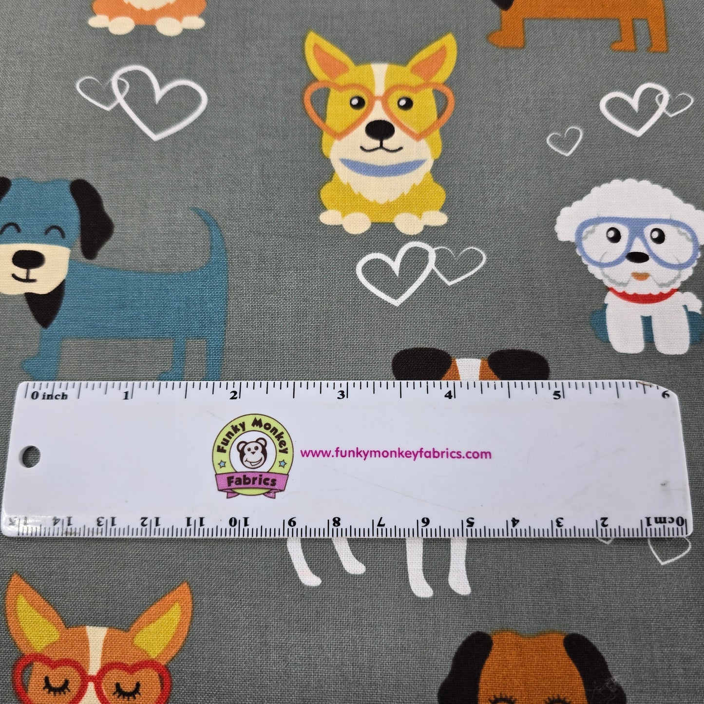 Good Puppy Love - David Textiles Cotton