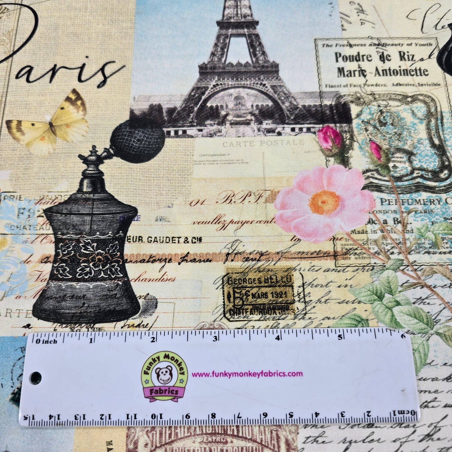 Belle Fleur Paris - Timeless Treasures Cotton
