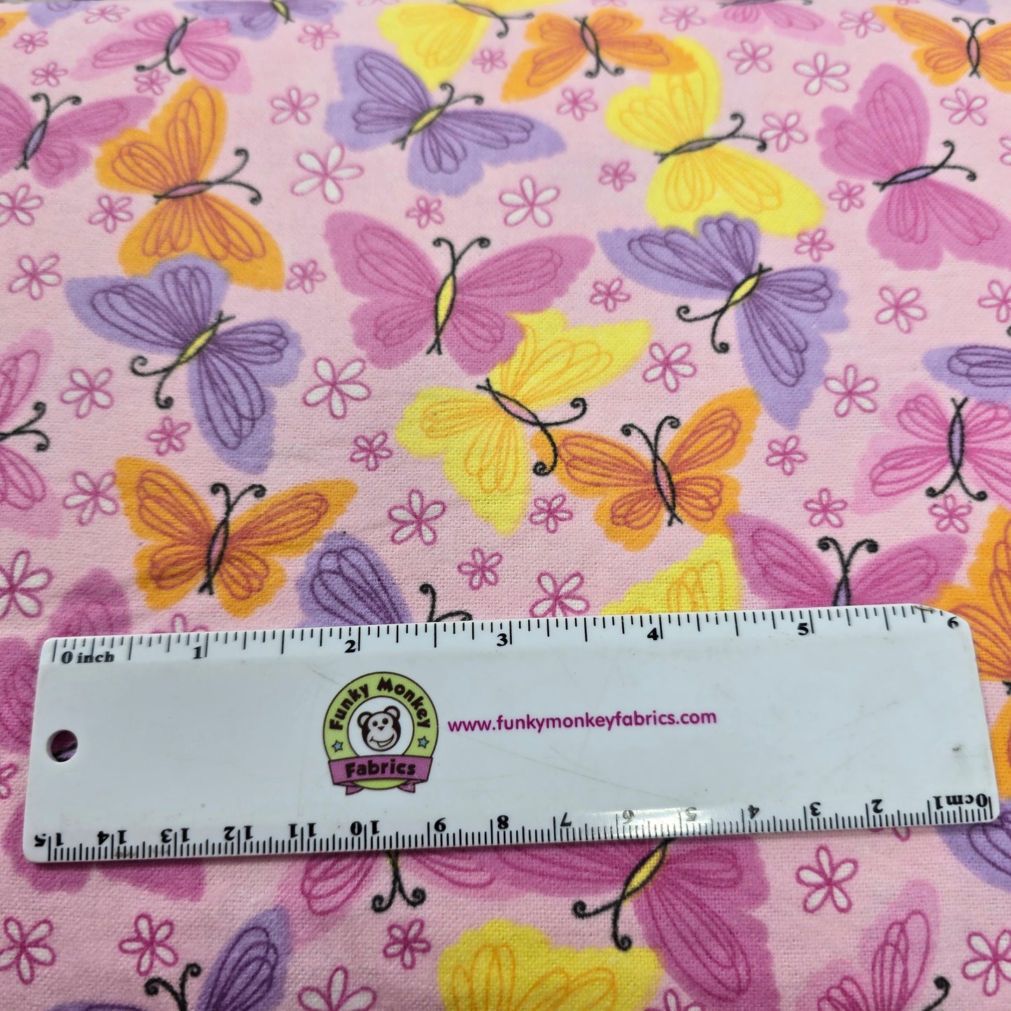 Pink Packed Butterflies - AE Nathan Flannel