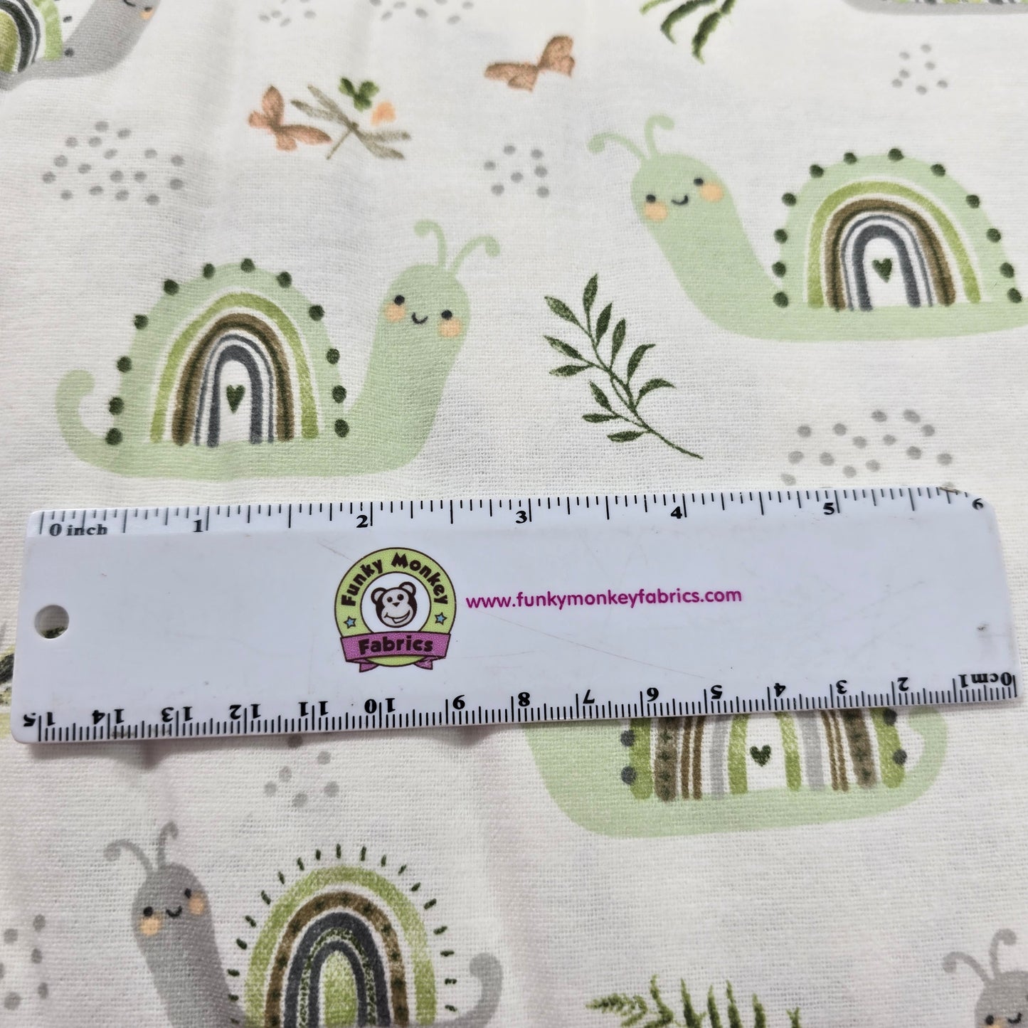 Nature Crawls Snails - Springs Creative Flannel