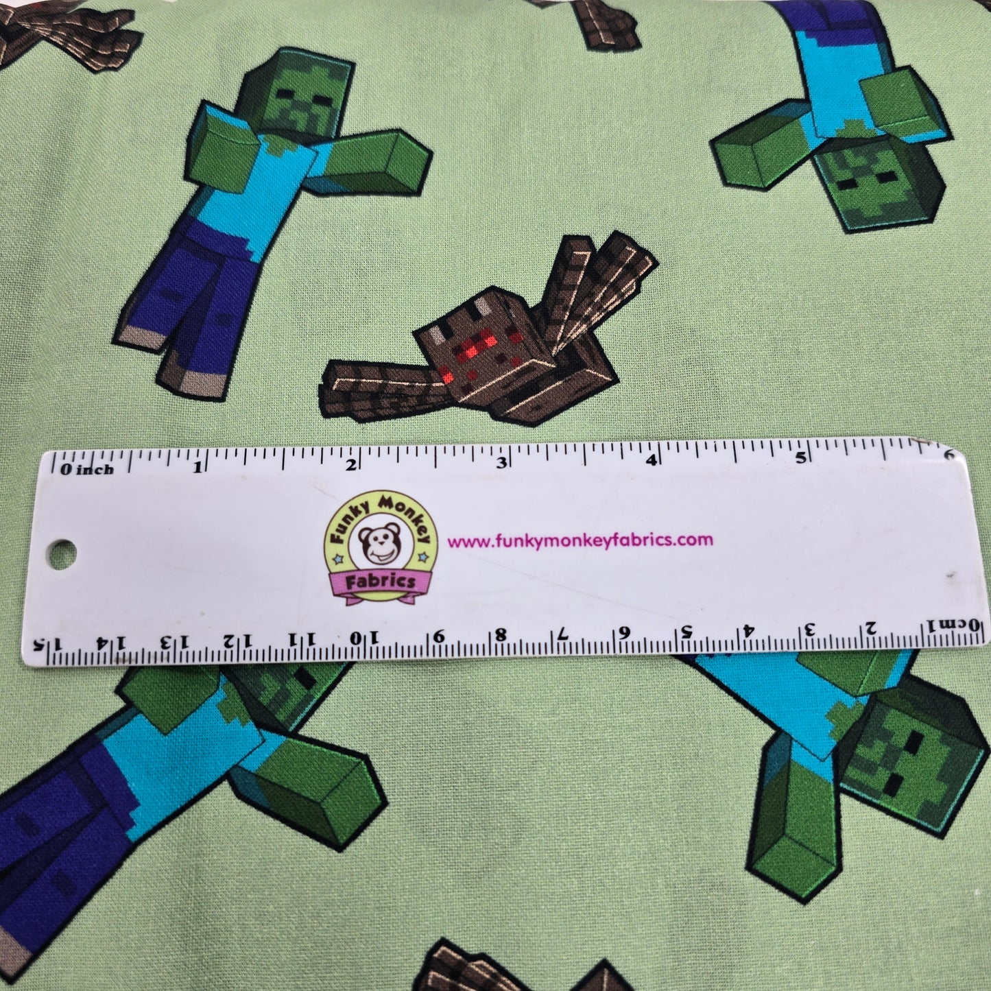Minecraft Zombies & Spiders - Springs Creative Cotton