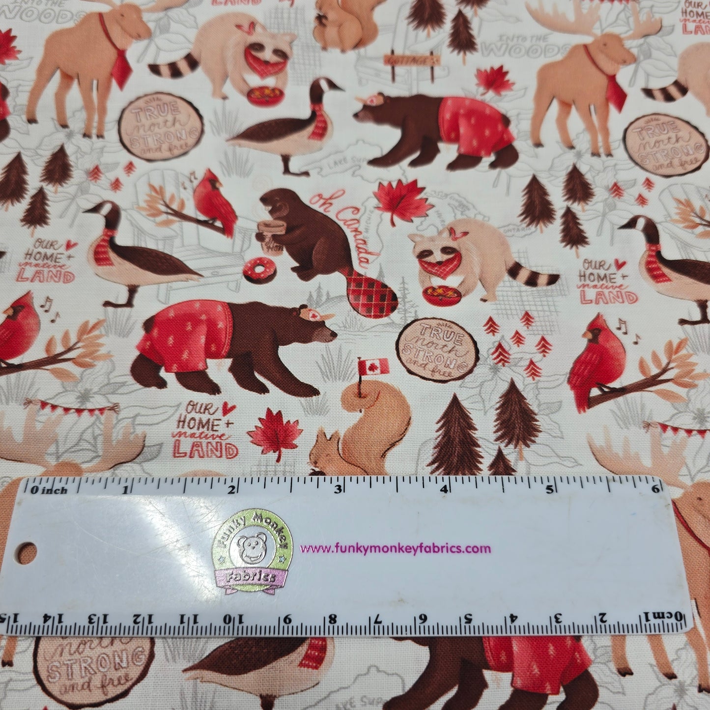 True North White - Oh Canada - Camelot Cotton