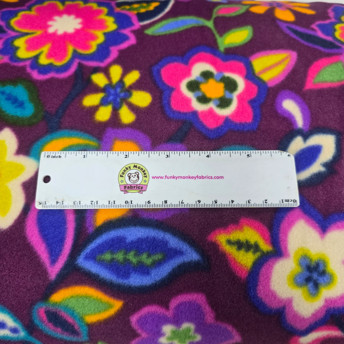Berry Bright Blooms Anti-Pill Winter - Windham Fleece