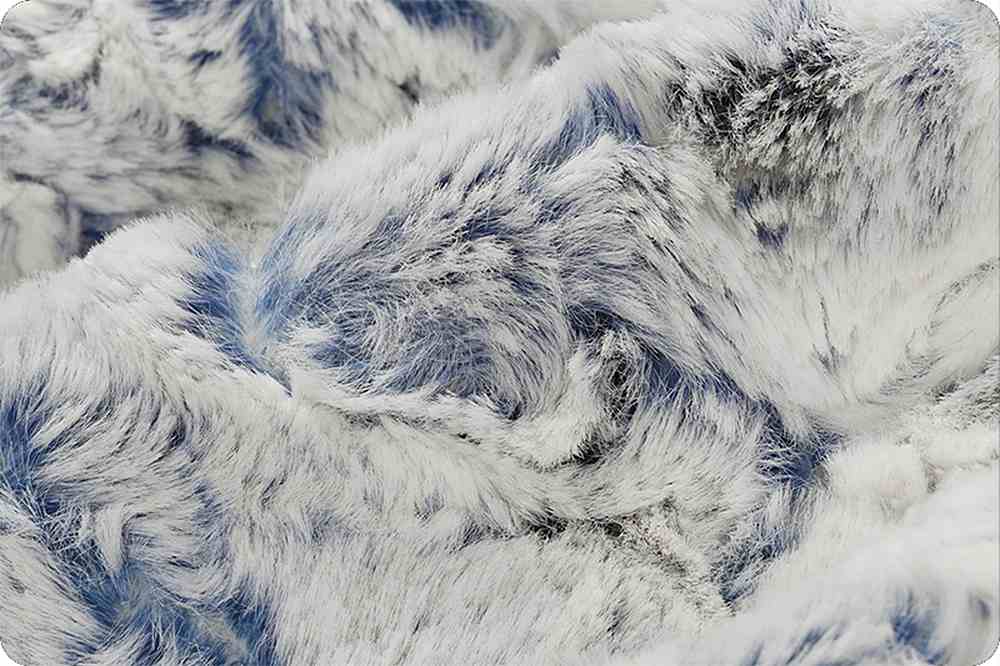 Navy Snowy Owl - Shannon Fabrics Cuddle Minky