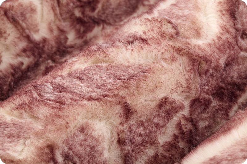 Pearl/Desert Rose Glazed Tuscany - Shannon Fabrics Cuddle Minky