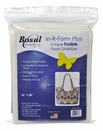 Package - Bosal In-R-Form Double Sided Fusible Foam Stabilizer - 36in x 58in (BOS493-36)