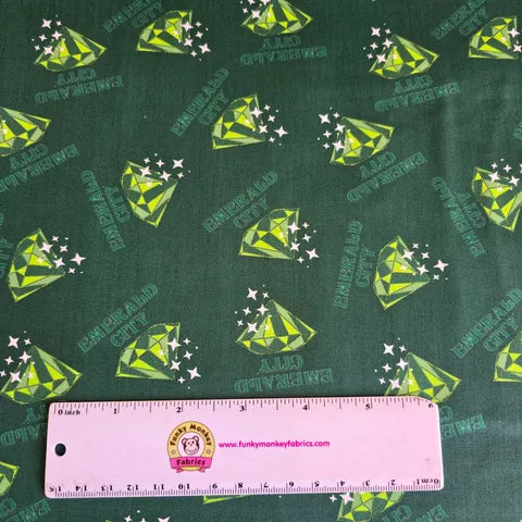 Green Emerald City - Camelot Cotton