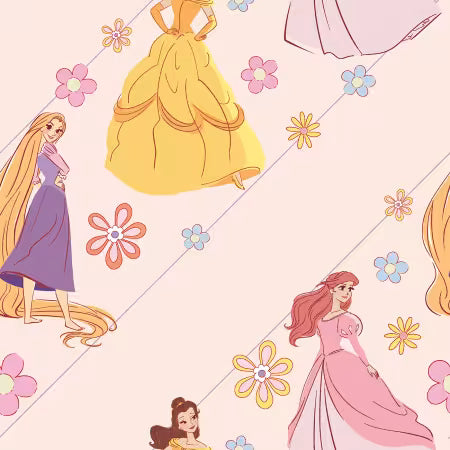 Pastel Disney Princesses - Springs Creative Cotton