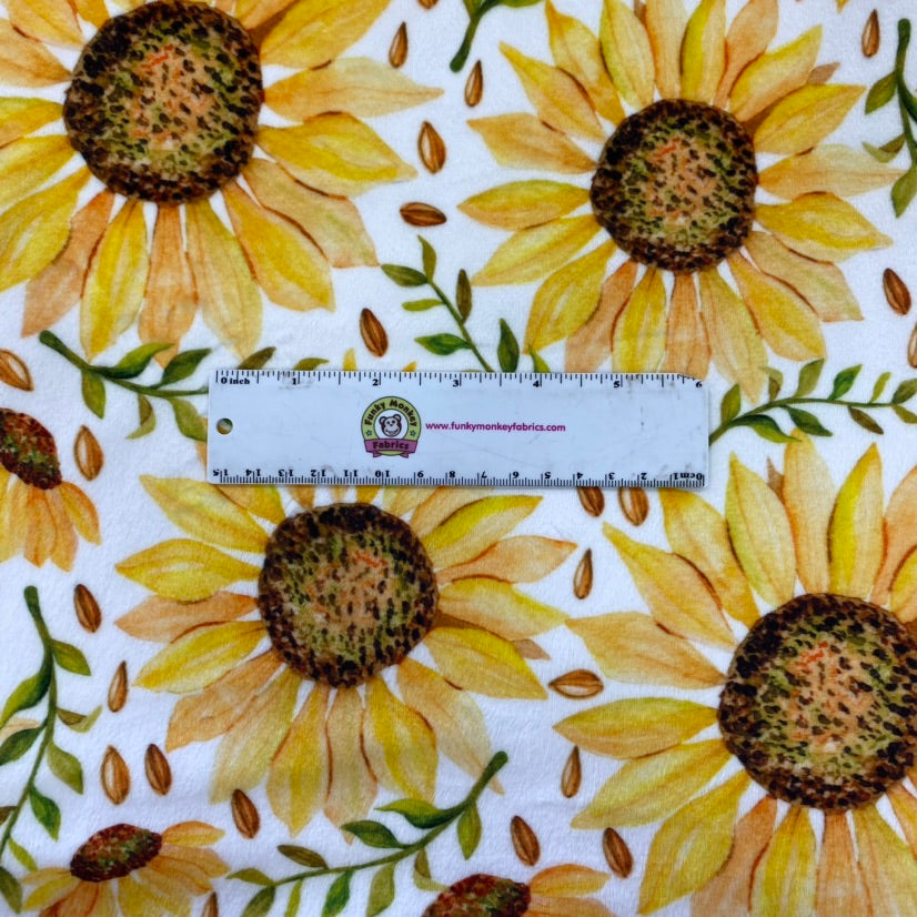 Sunshine Flower Digital - Shannon Fabrics Cuddle Minky