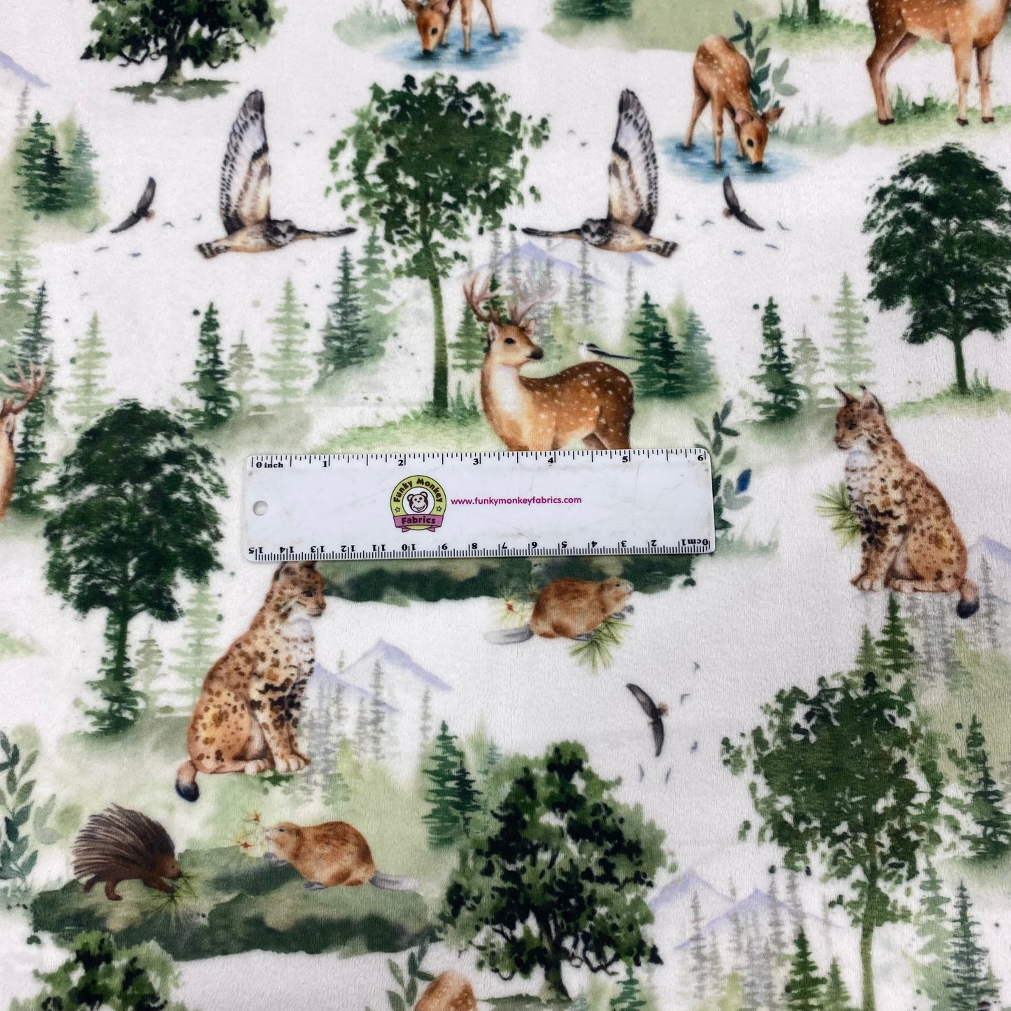 Ivy Call Of The Wild Digital - Shannon Fabrics Cuddle Minky