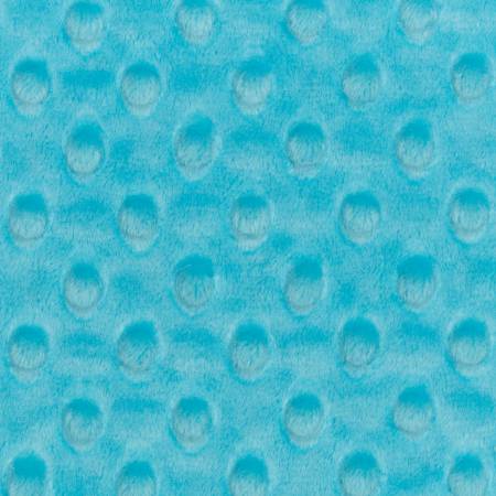 Turquoise Dimple - Shannon Fabrics Cuddle Minky