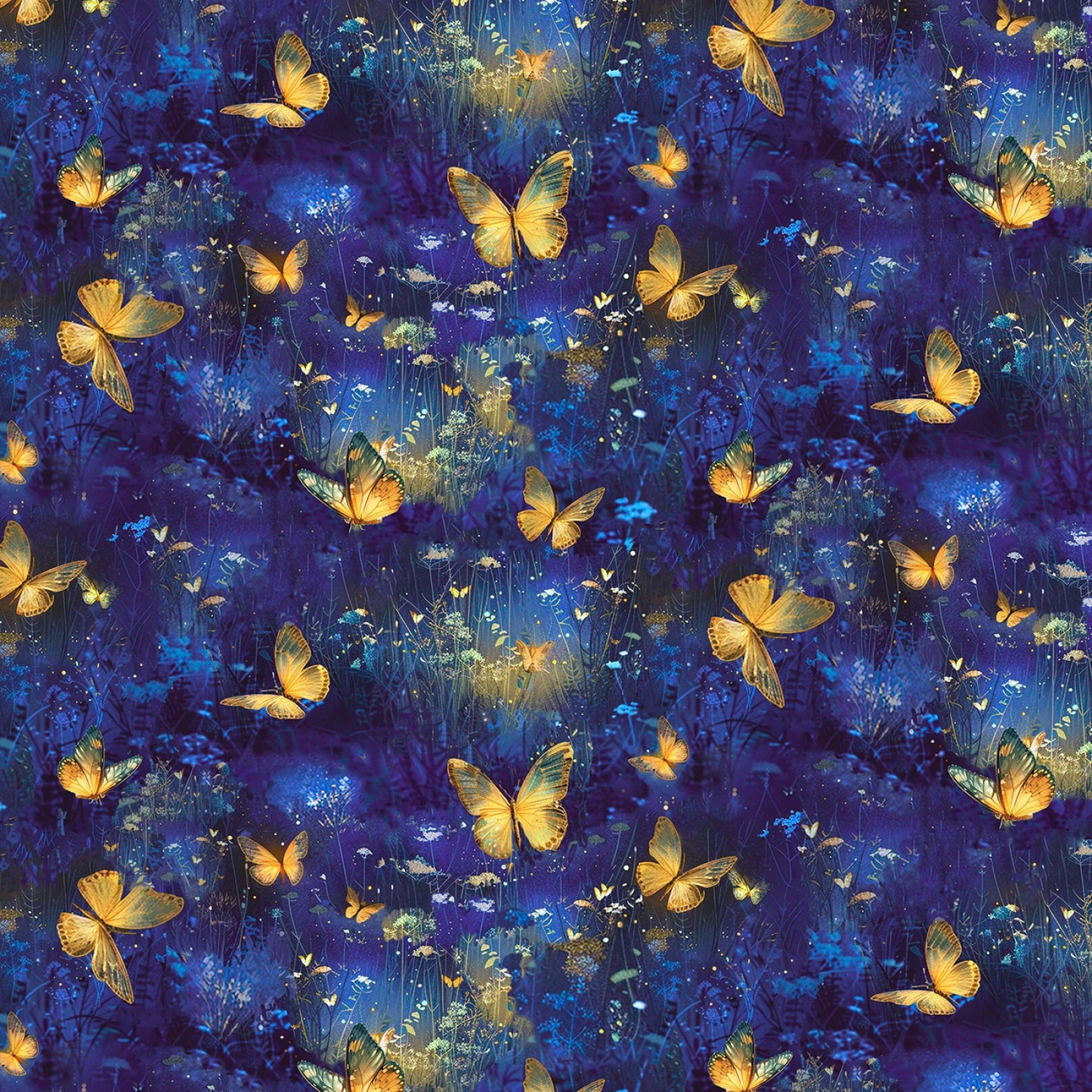 Royal Butterflies - Lumiere - Timeless Treasures Cotton