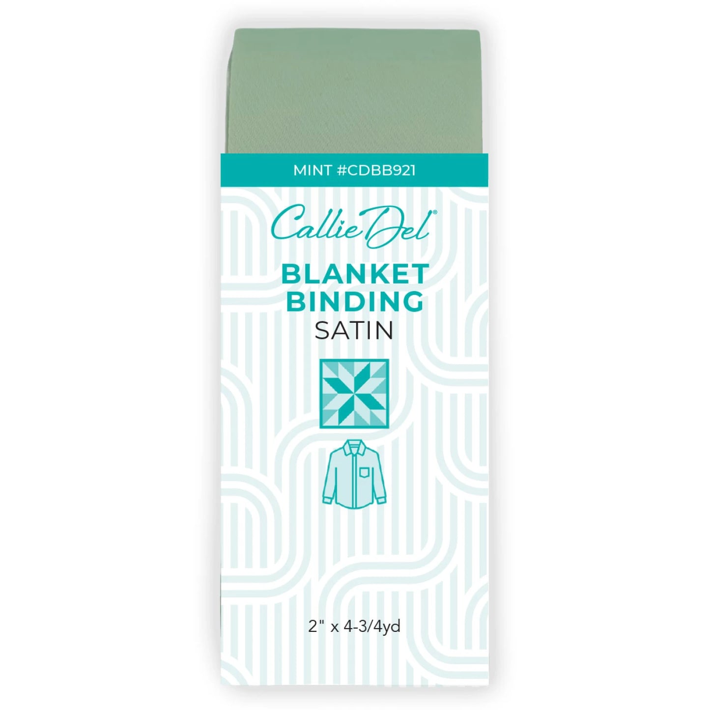 Mint Satin Blanket Binding (117794921)