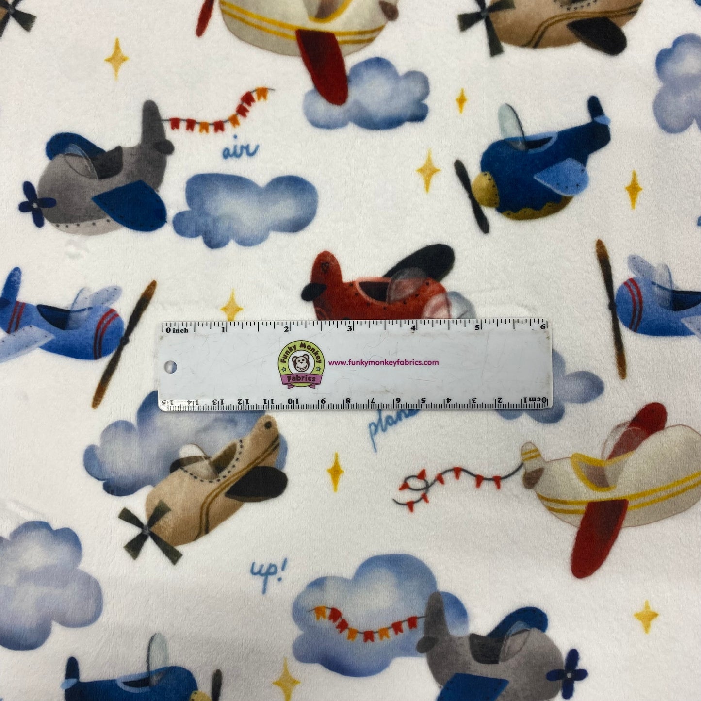 Sunny Skies Multi Digital - Shannon Fabrics Cuddle Minky